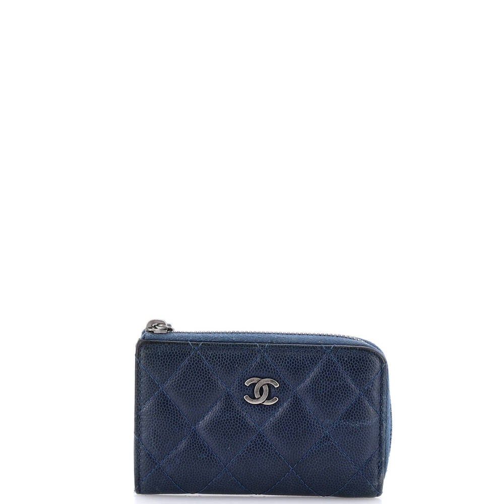 Chanel Key Pouch Quilted Caviar